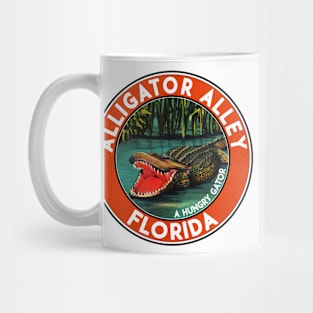 Alligator Alley Florida Interstate 75 Big Cypress Everglades Vintage 2 Mug